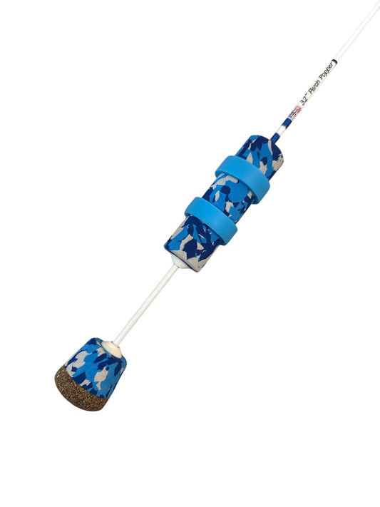 32” White & Blue Perch Popper