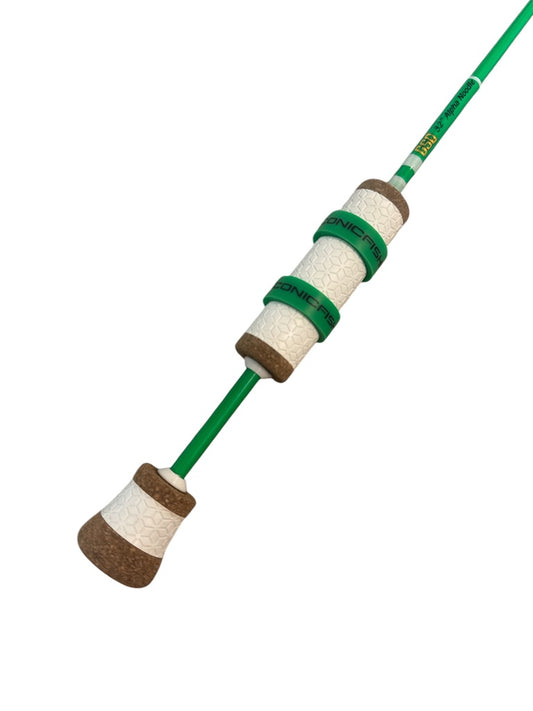 32” Green & White Alpha Noodle- Glow Wraps
