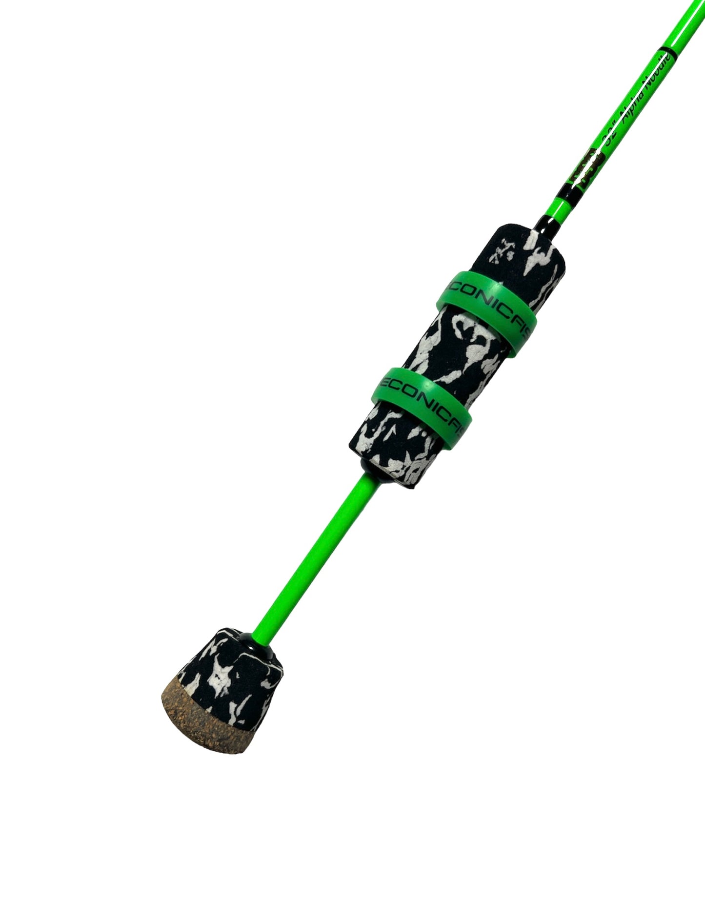 32” Green & Black Ice Camo Alpha Noodle