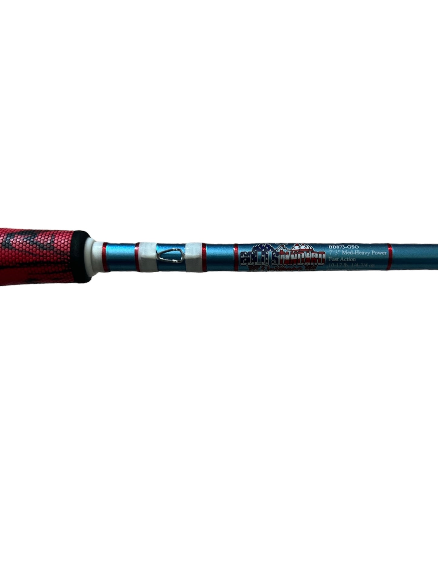 7'3" Med-Heavy Power Fast Action Pre-Built Casting Rod- USA Themed