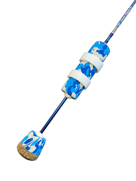 36” Blue & White Ice Camo Perch Popper