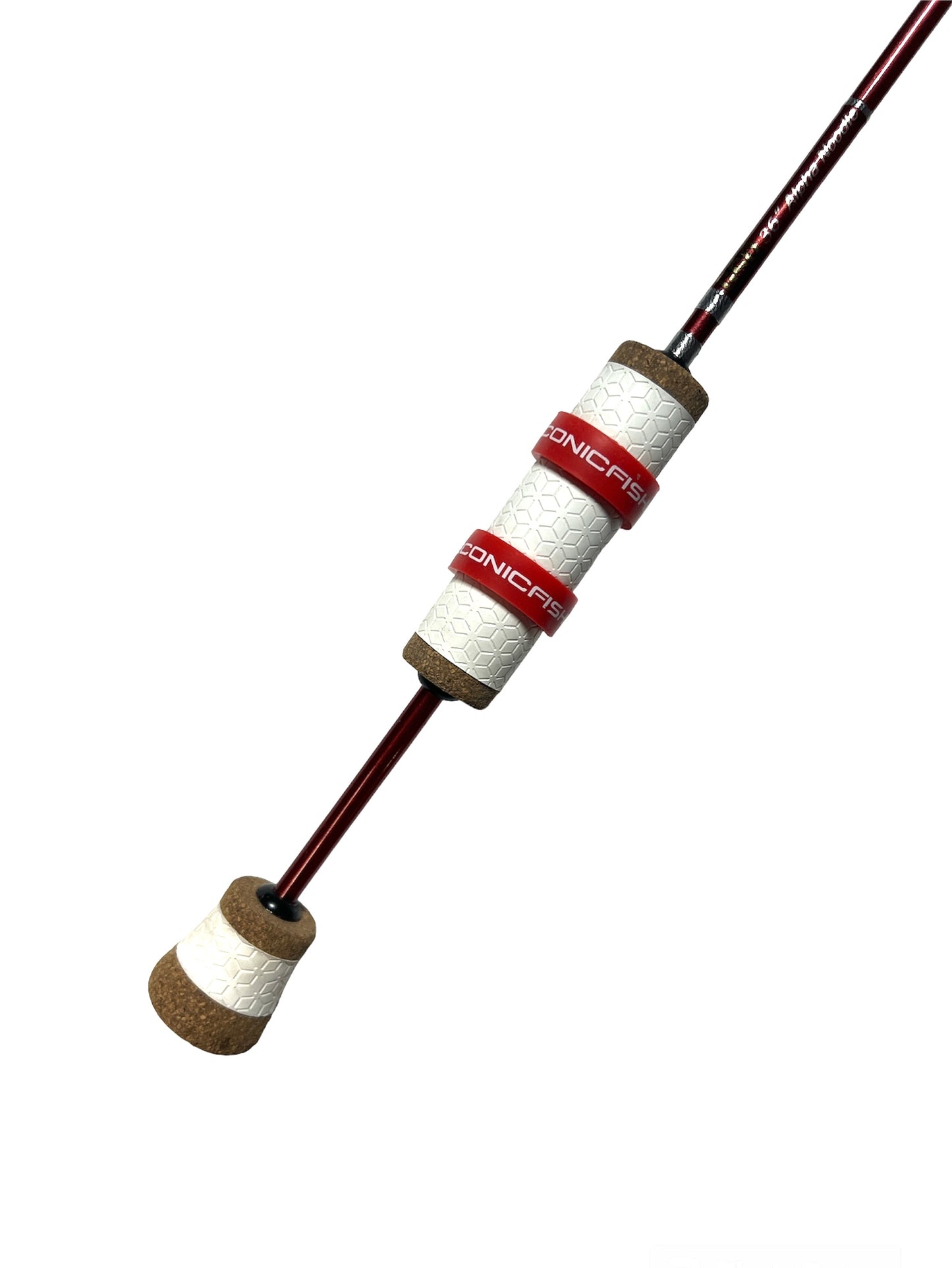 36” Metallic Red & Silver Alpha Noodle
