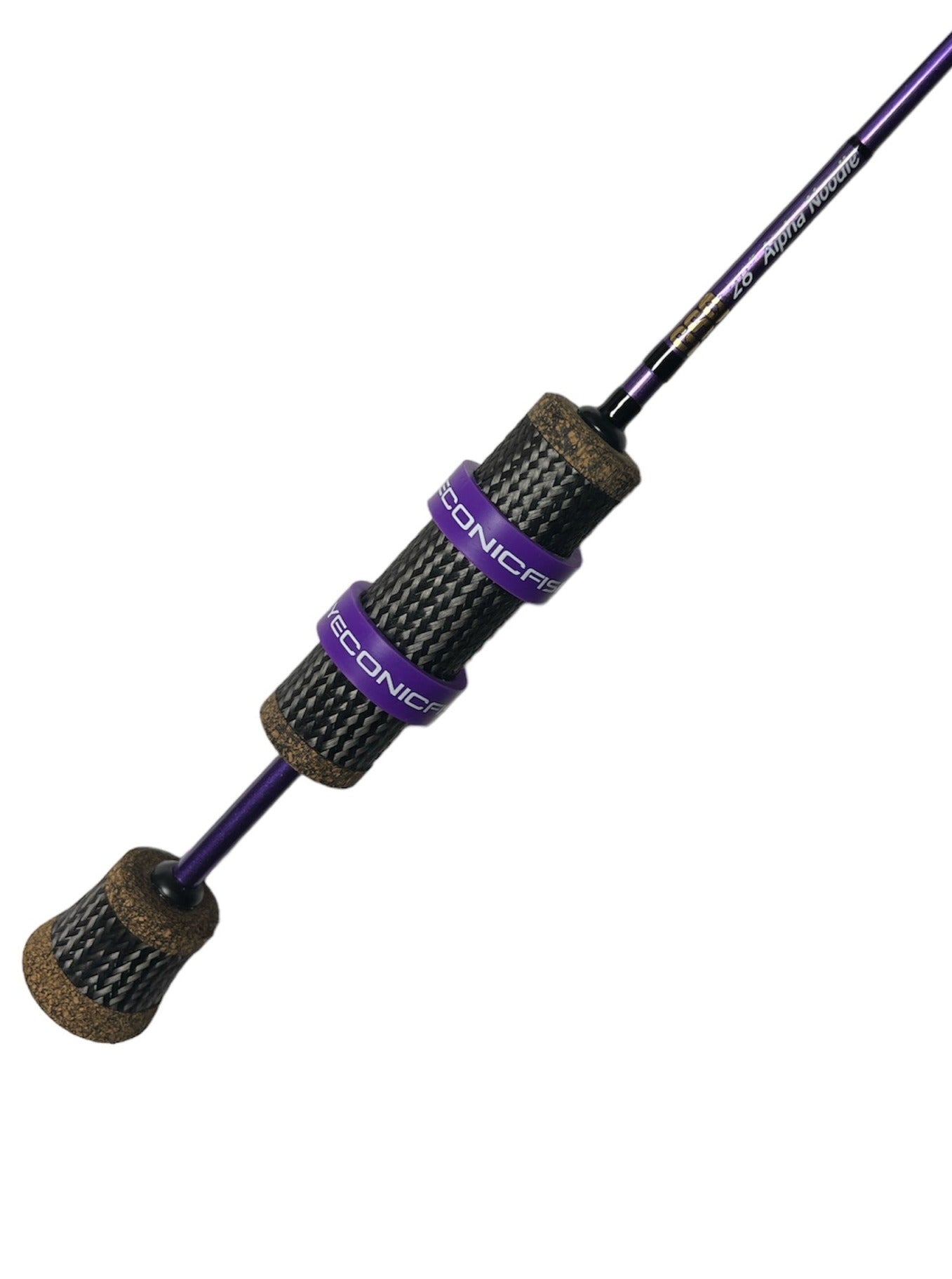 28” Purple & Black Alpha Noodle