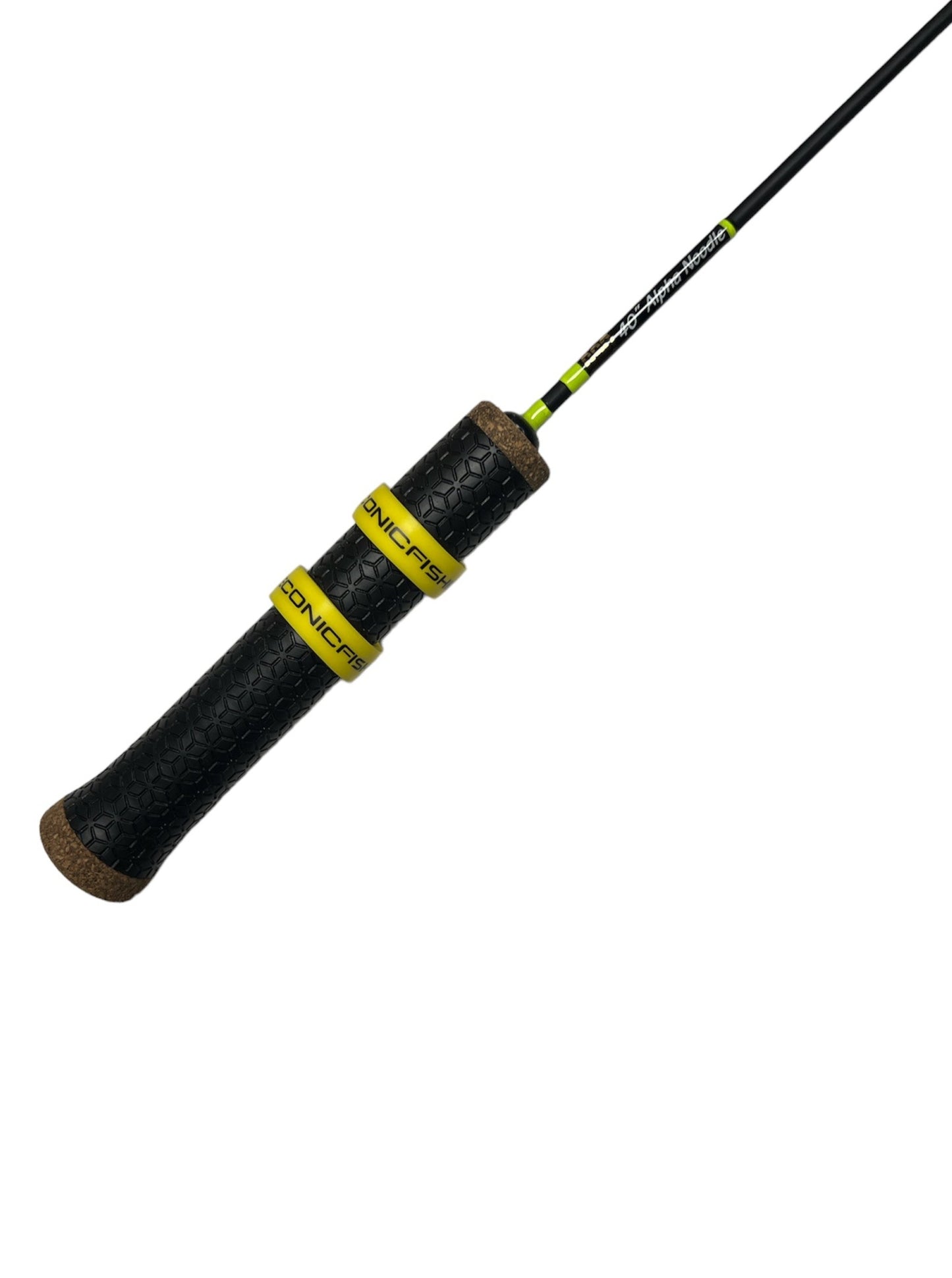 40” Black & Chartreuse Alpha Noodle