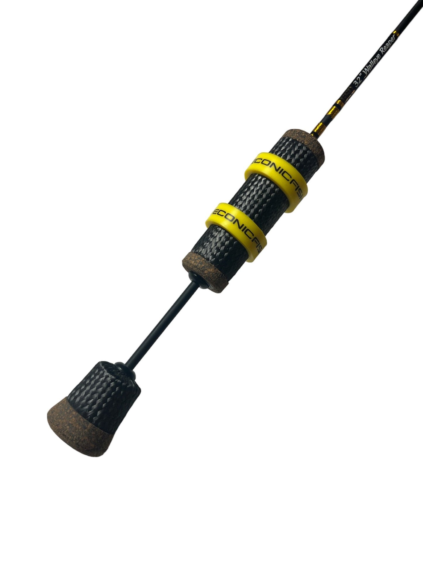 32” Gold & Black Walleye Reaper- Carbon Fiber Handle