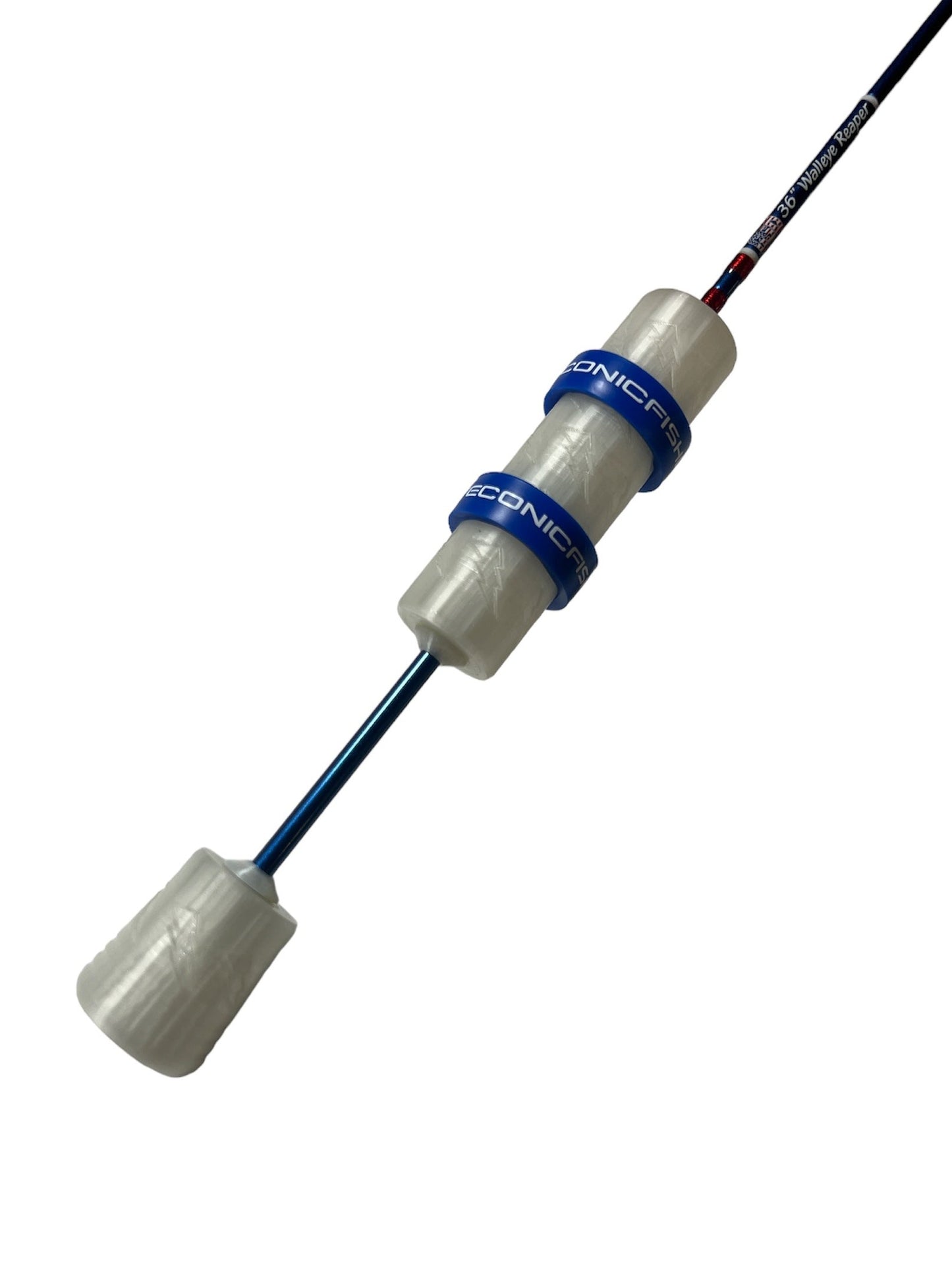 36” USA Walleye Reaper- Glow Handle & Glow wrapped tip