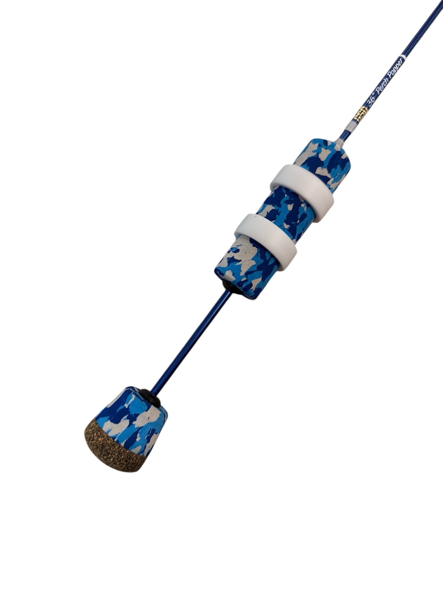 36” Blue & White Ice Camo Perch Popper