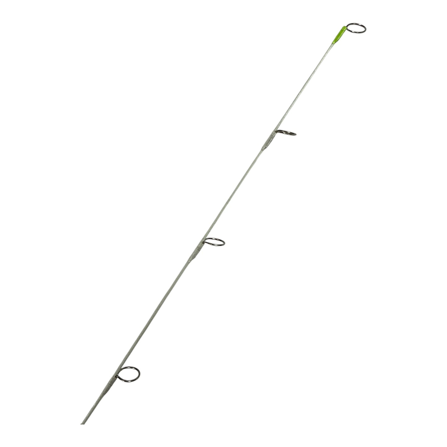 32” White & Chartreuse Alpha Noodle- Glow Blank & White Thread!