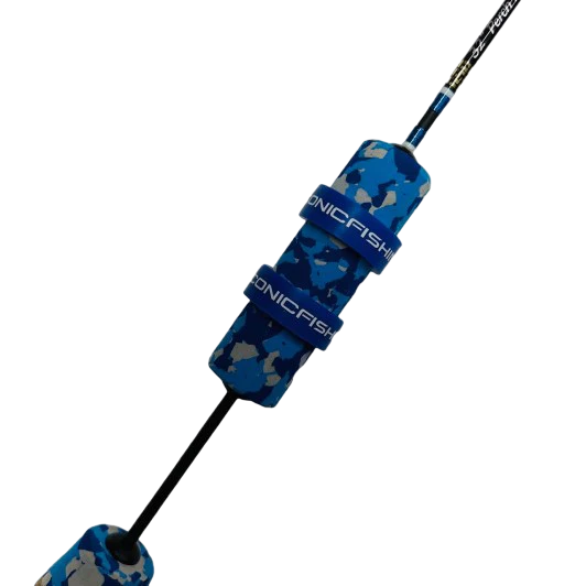 32” Navy Blue Ice Camo Perch Popper