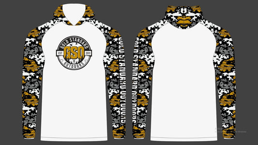 Black & Gold SPF 50 Fishin Shirt - Pre-Order