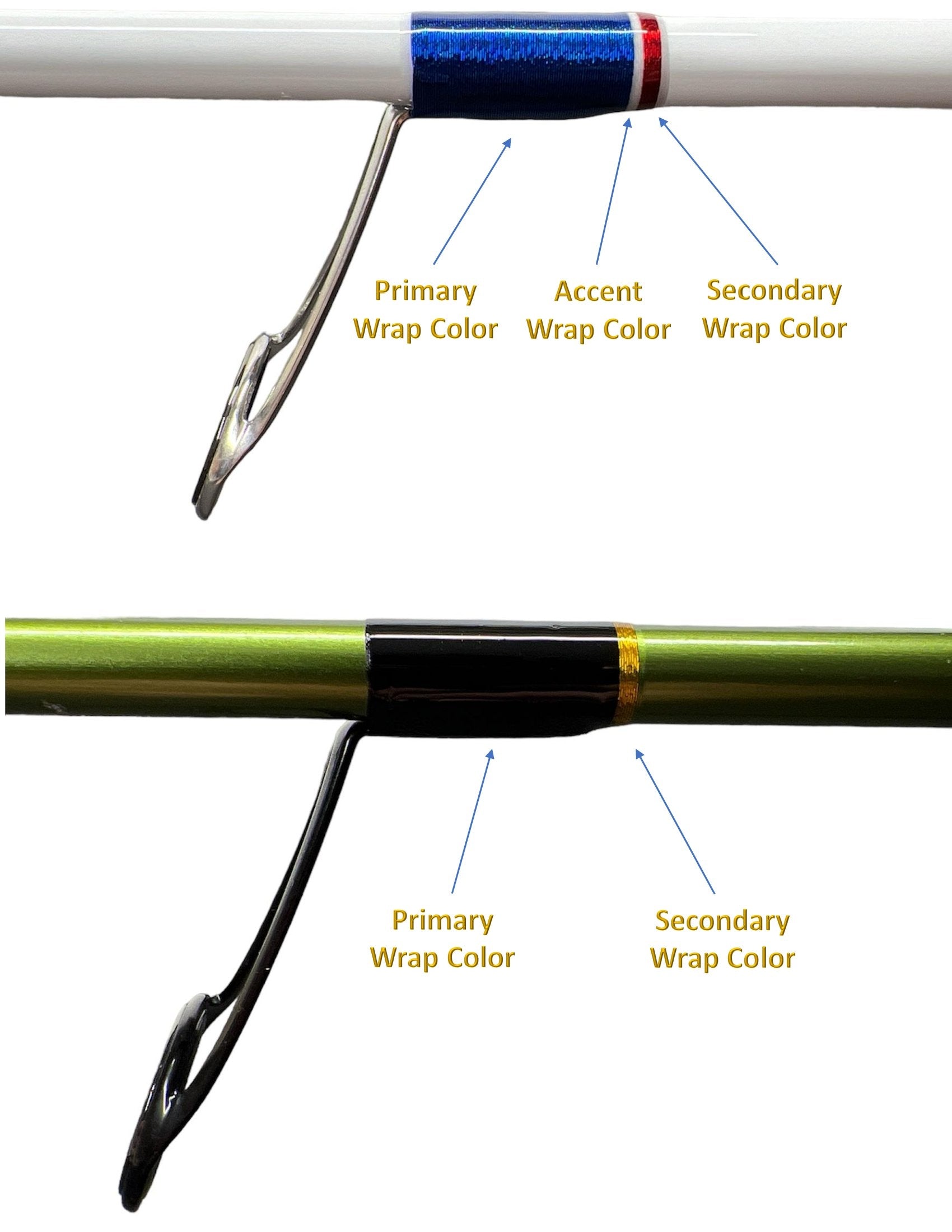 Custom Feather Stick Series Ultra-Light Spinning Rod – Gold