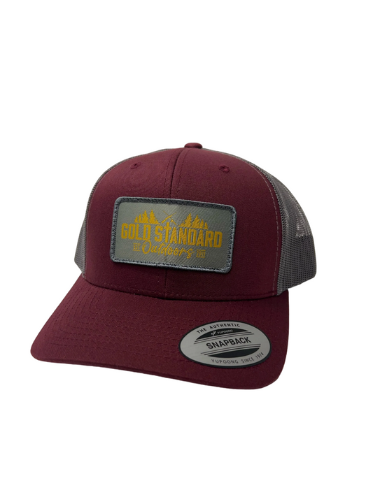Maroon & Gray Classic Logo Hat