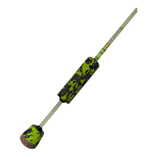 36” Chartreuse, Black & Clear Alpha Noodle