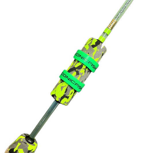 32” Green Ice Camo Alpha Noodle - Clear Blank